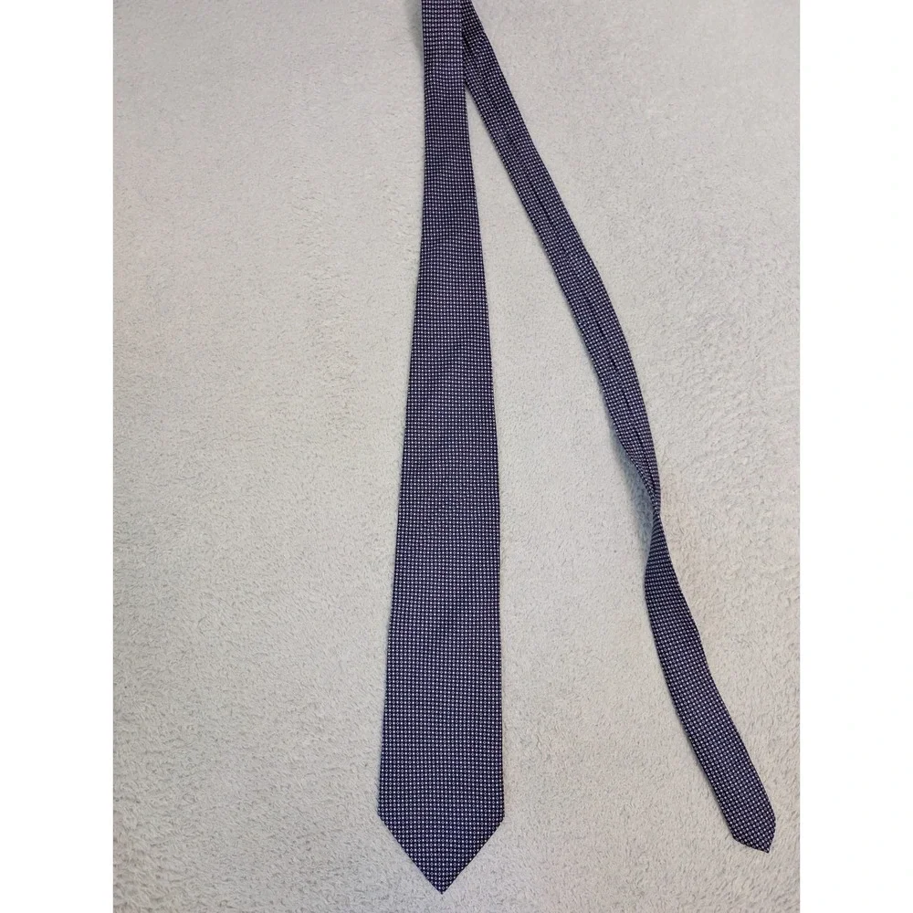 Brooks Brothers USA Men's Purple Geometric‎ Jacquard Pattern Silk Neck Tie